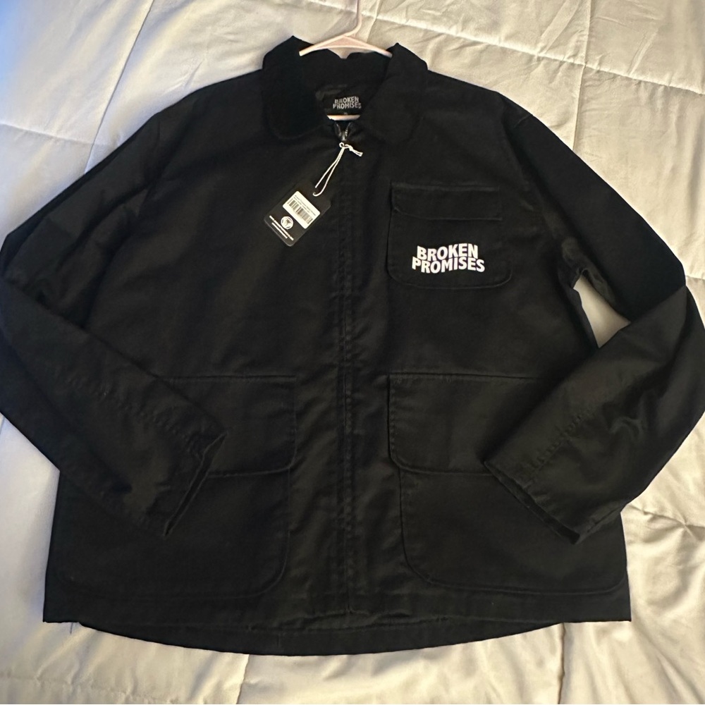 Men's Black Lightweight Jacket by Broken Promises
